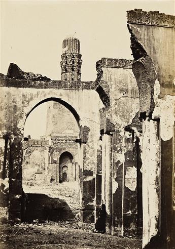 FRANCIS FRITH (1822-1898) A suite of 8 photographs from Egypt and Greece. 1857.